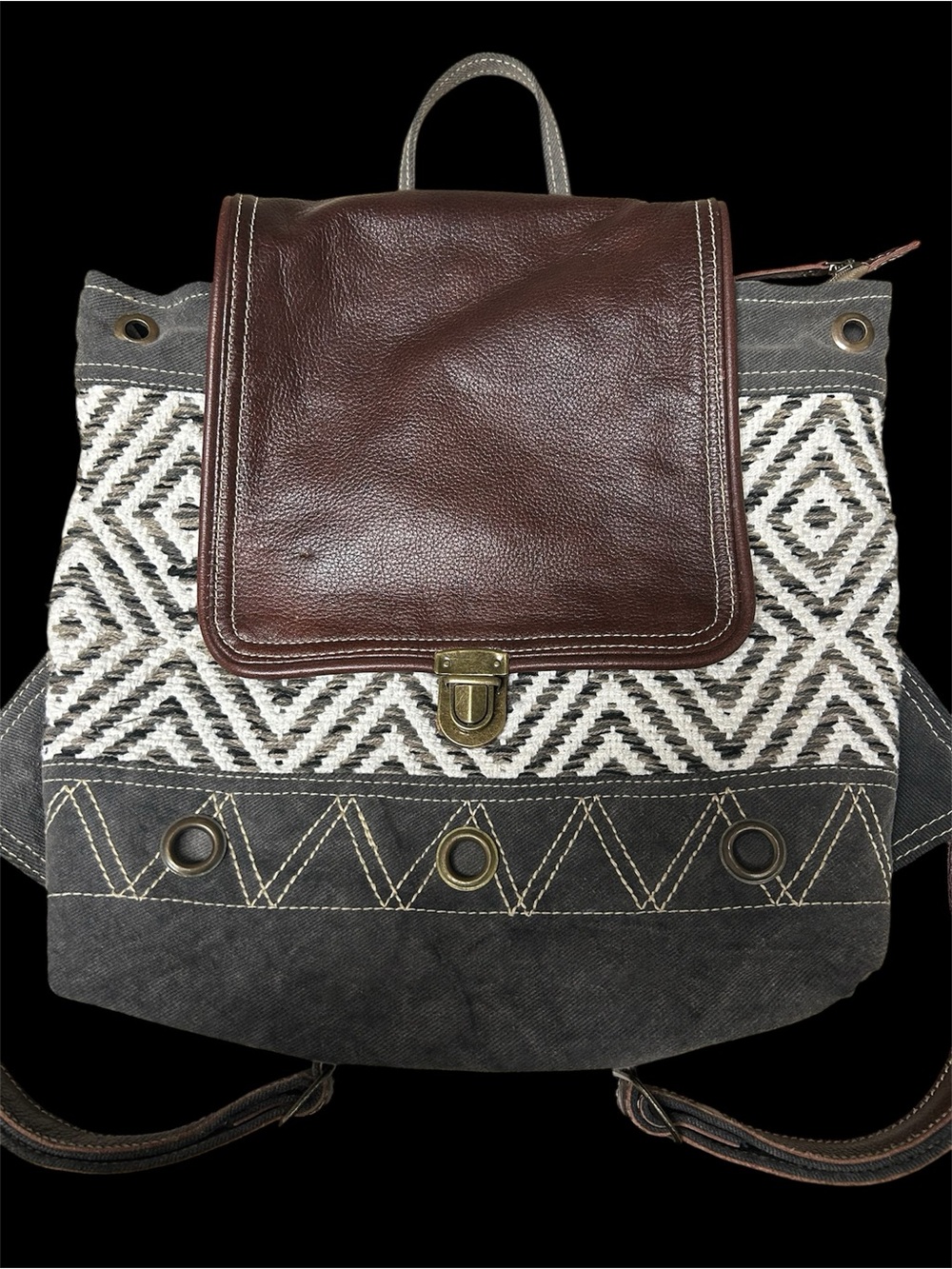 Myra Large Charcoal gray backpack